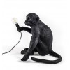 Seletti Monkey Lamp Black Seduta