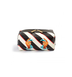 SELETTI WASHBAG STRIPES HANDS WITH SNAKES